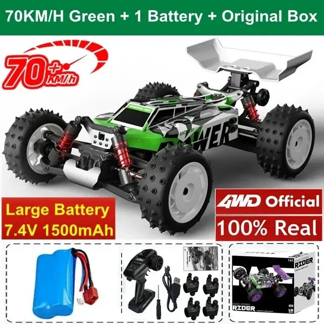 4WD Remote Control RC Car 50KM/H or 70KM/H High Speed Sportsman Specialty Products