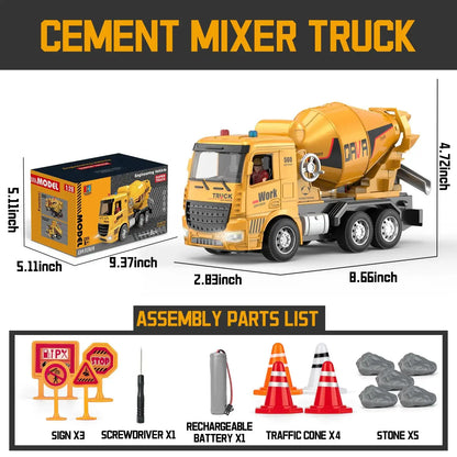 Excavator with Lights Sound Effect Electric Excavator