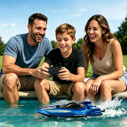 New2.4G Mini RC Racing Boat, Dual Motor
