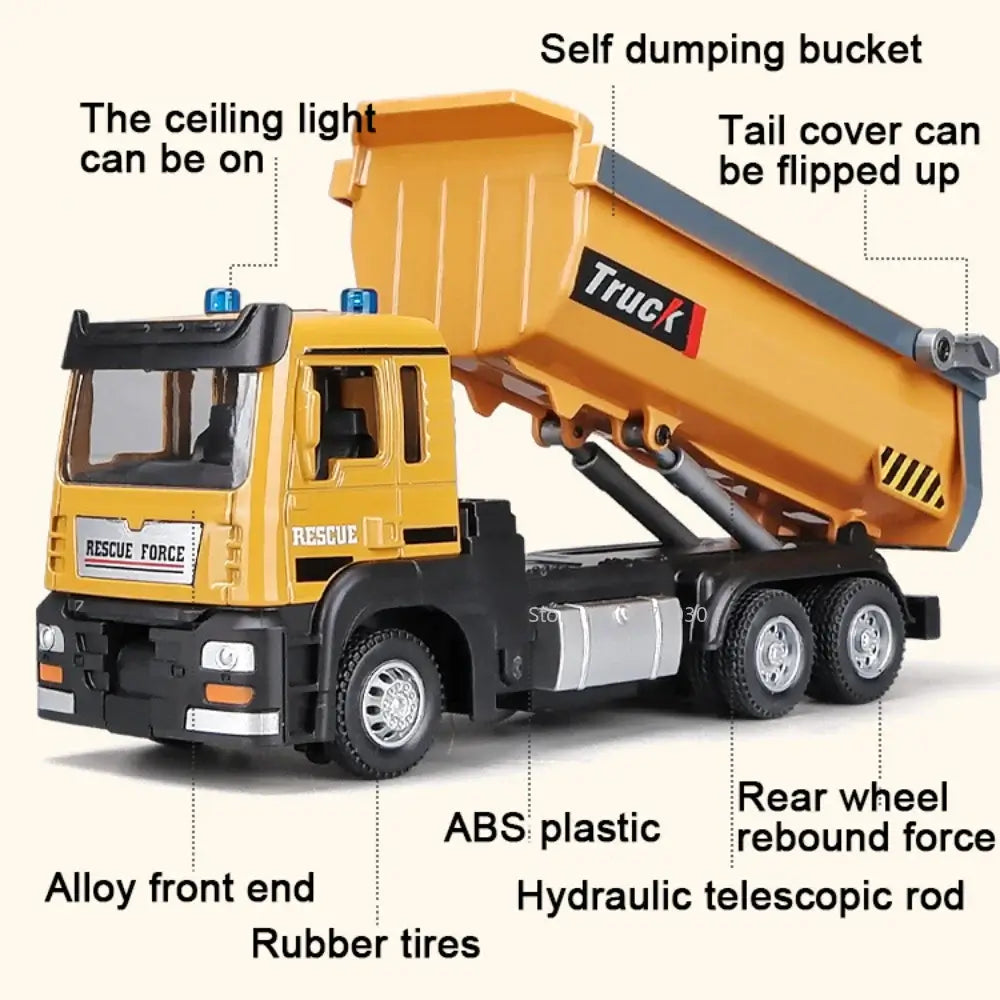 1/50 Scale Tipper Truck Alloy Diecast Toy Model Dump Sportsman Specialty Products