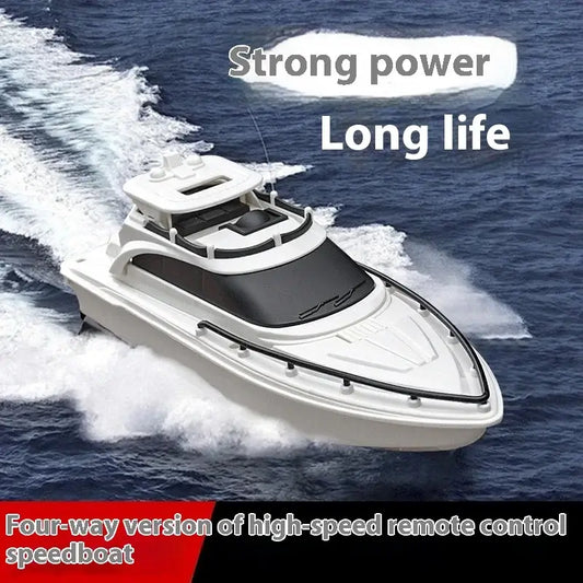 Remote Control Boats Can Be Launched To Simulate High-Speed Speedboats Sportsman Specialty Products