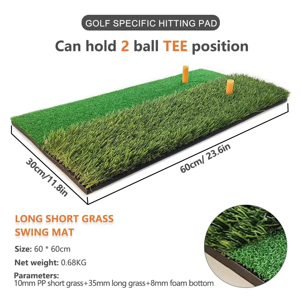 Golf Hitting Mat Indoor Outdoor Golf Training Aids