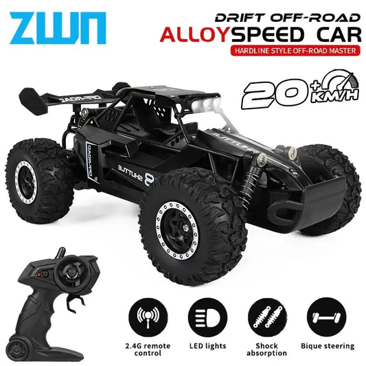 RC Car With LED Lights 2WD Off-road ZWN 1:16 Sportsman Specialty Products
