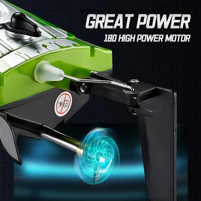 High-speed Remote Control Boat with Waterproof Illuminated 25KM/H