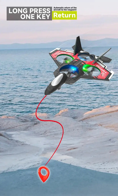 S98 RC Aircraft Fighter LED Light 2.4G 4CH 4 Axis Automatic Balance Sportsman Specialty Products