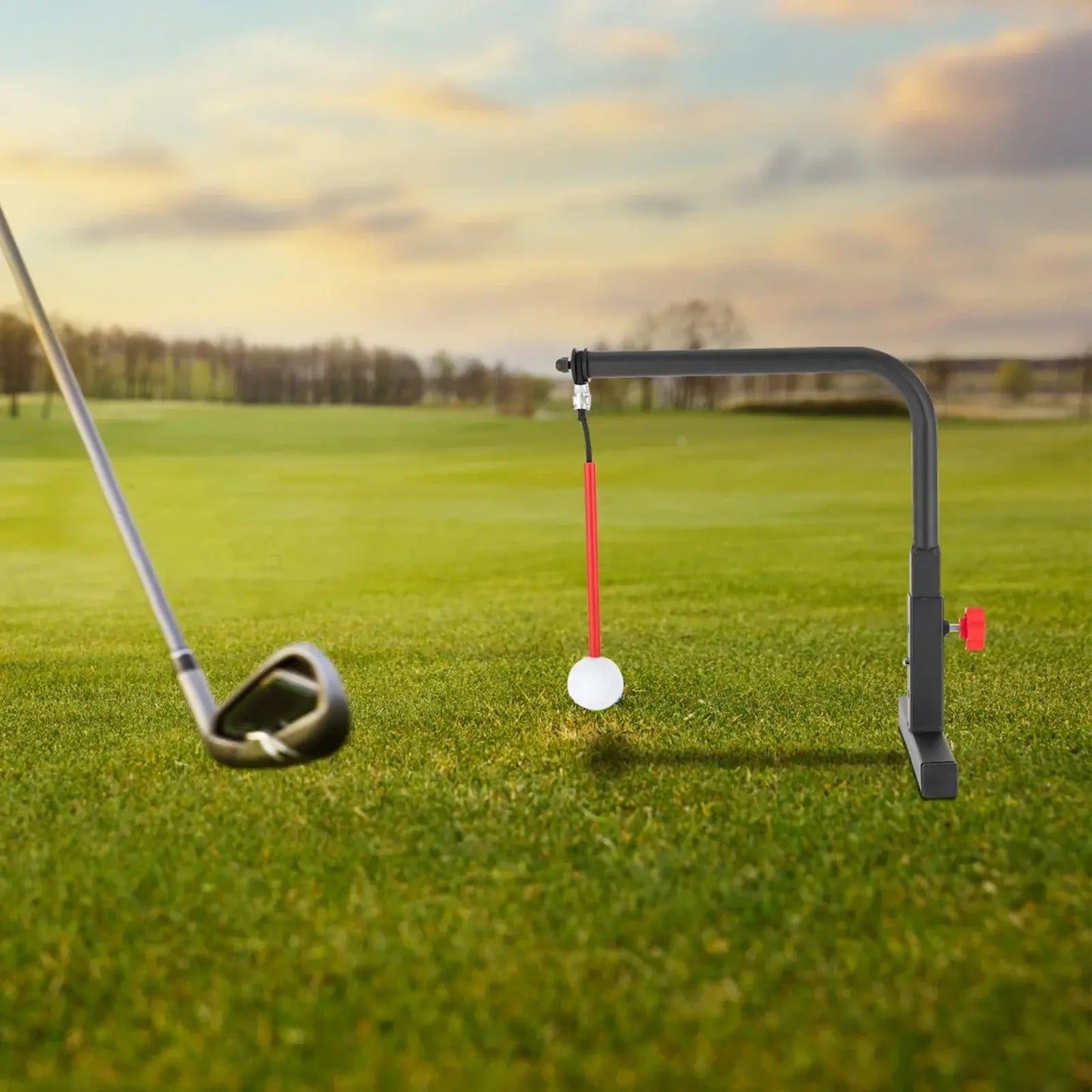 Outdoor Golf Hitting Swing Training Tool , Professional Golf Ball Chipping Practice