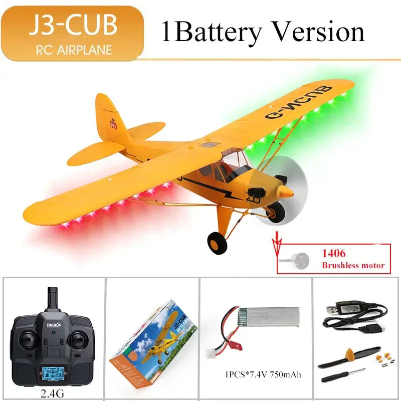 RC Plane RTF 2.4G Brushless Motor 3D/6G Remote Control Airplane