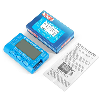CellMeter-8 LCD Digital Battery Capacity Checker RC 1-8S battery