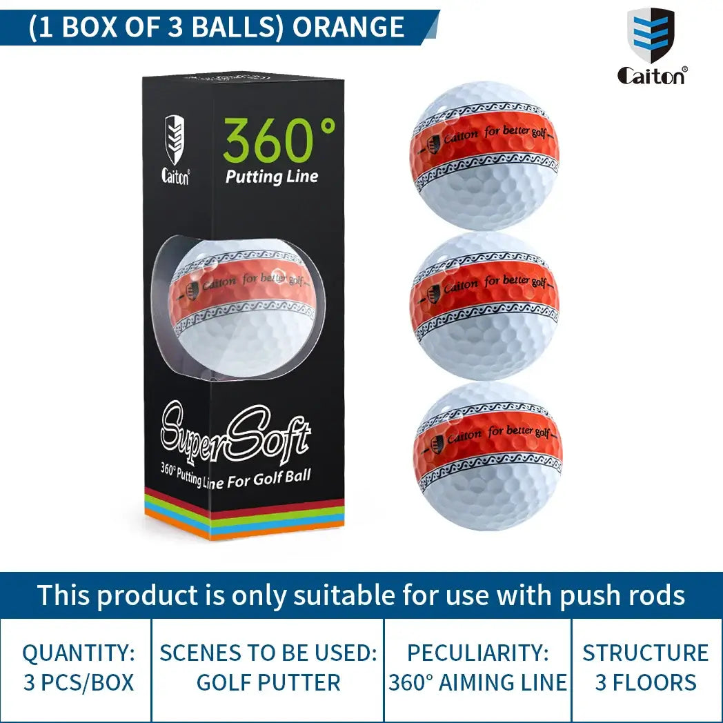 Caiton 3-Layer PU Putter Golf Ball