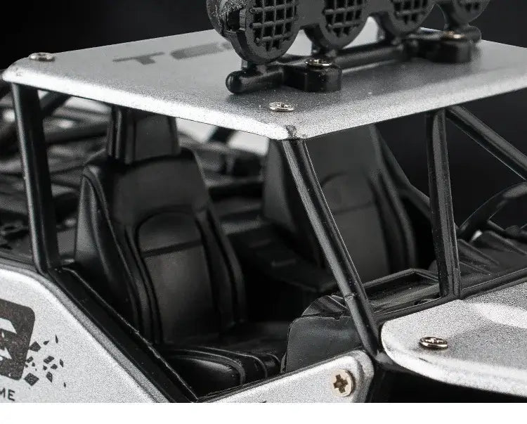 Interior view of RC Car Remote Control Climbing Vehicle showcasing the seats and detailed design.