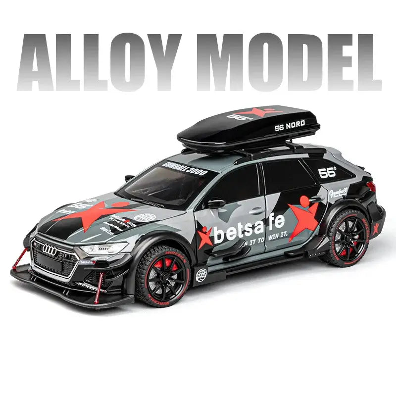 1/24 Audi RS6 Avant Station Wagon Alloy Racing Car Model Sportsman Specialty Products