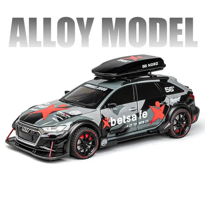 1/24 Audi RS6 Avant Station Wagon Alloy Racing Car Model Sportsman Specialty Products