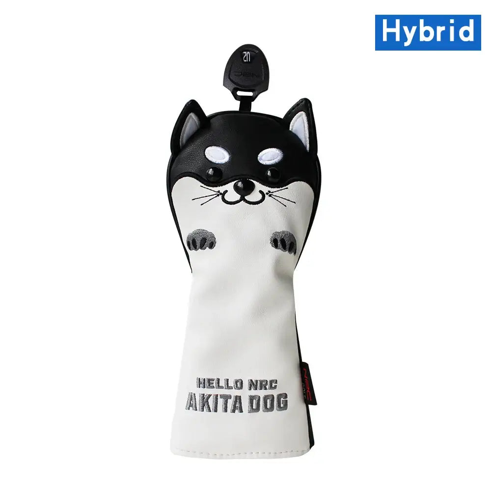 Golf Wood Head Cover for Driver Fairway Hybrid Cute Akita Golf Putter Cover Sportsman Specialty Products