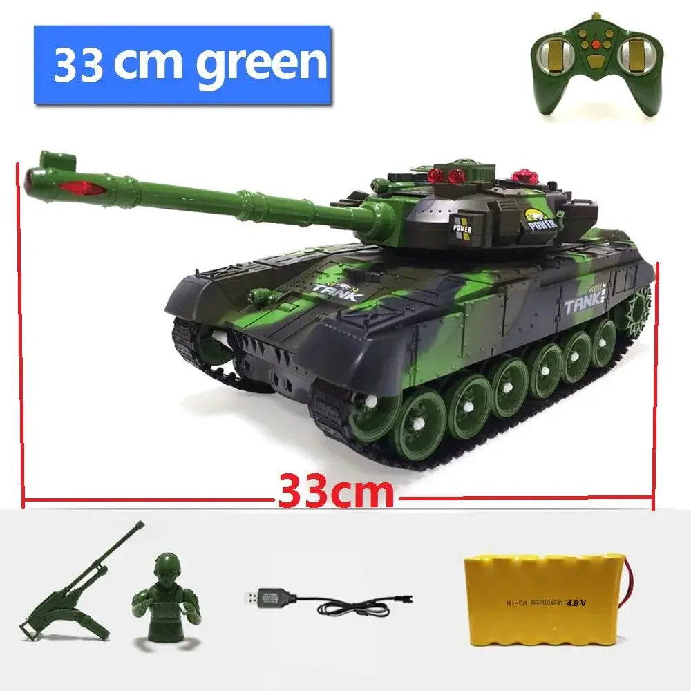1:12 33CM Super RC Tank Launch Cross-Country Tracked Sportsman Specialty Products