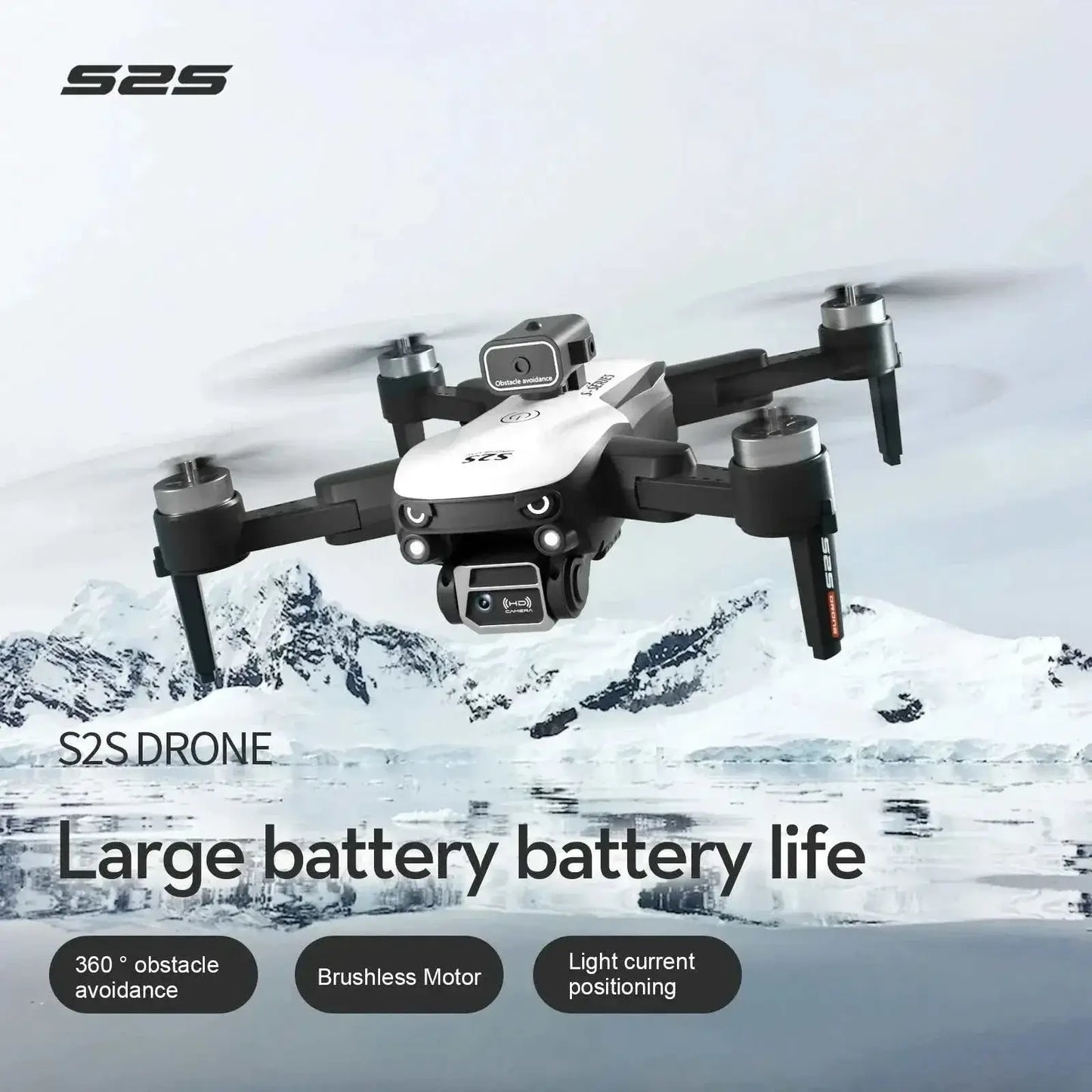 S2S Mini Drone 4k 8K HD Camera Obstacle Avoidance Aerial Photography Sportsman Specialty Products