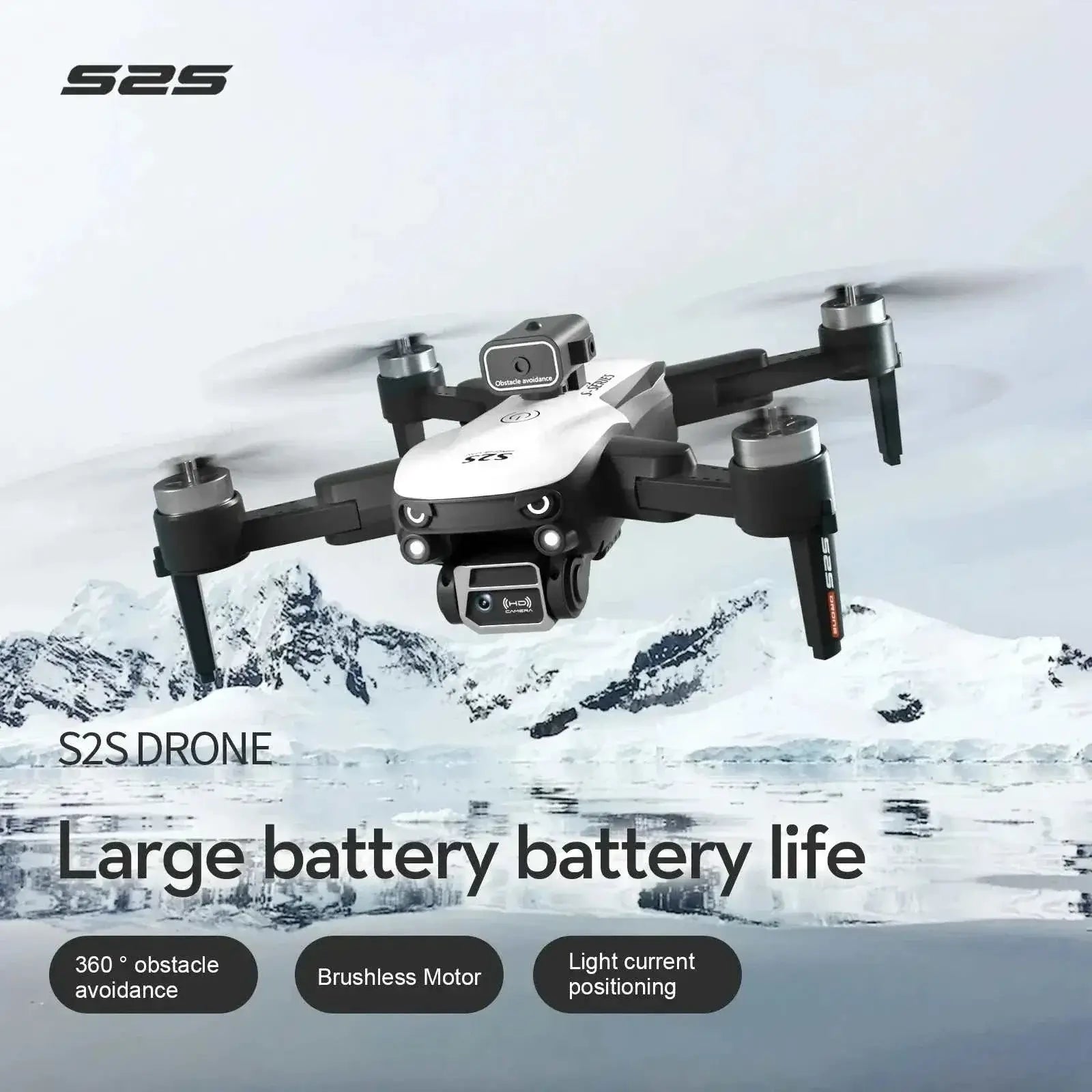 S2S Mini Drone 4k 8K HD Camera Obstacle Avoidance Aerial Photography Sportsman Specialty Products