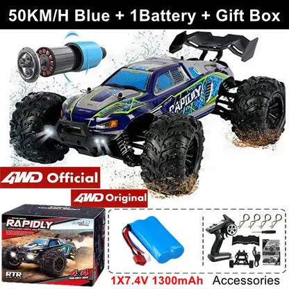 4WD 1:16 80KM/H Super Brushless 50KM/H Brushed RC Car 4x4 Sportsman Specialty Products