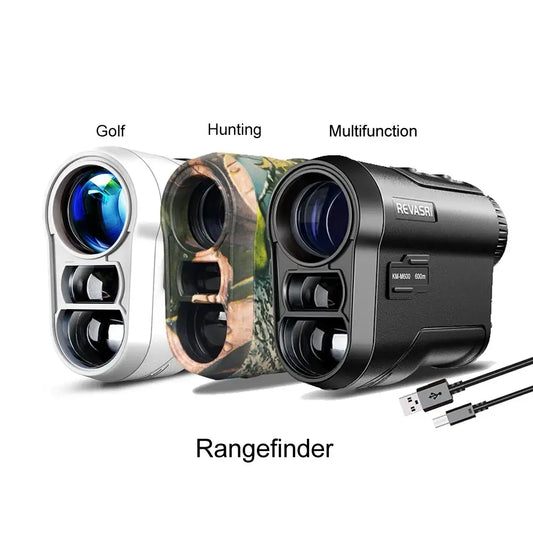 REVASRI Golf Laser Rangefinder 600M Telescope with Flag-Lock Slope Sportsman Specialty Products