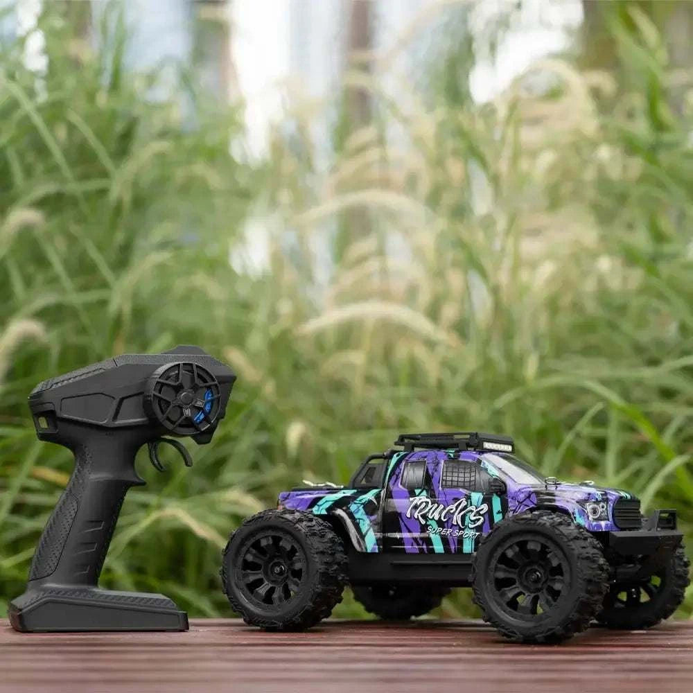 Lithium Battery RC Truck 1:14 scale with 3600KV brushless motor and durable alloy chassis for high-speed off-road racing