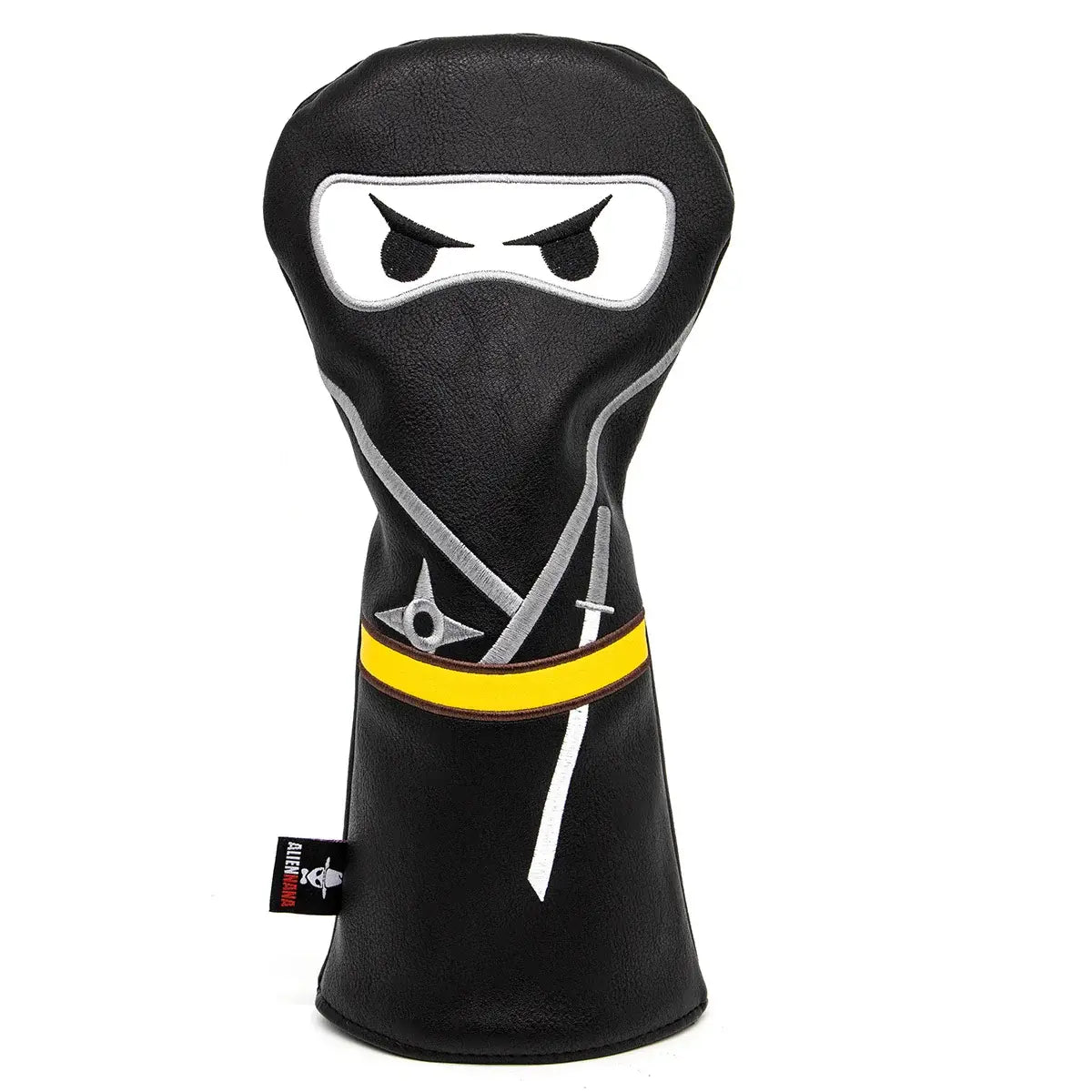 Aliennana Golf Club Headcover Set, Black Ninja Driver Head Cover Sportsman Specialty Products