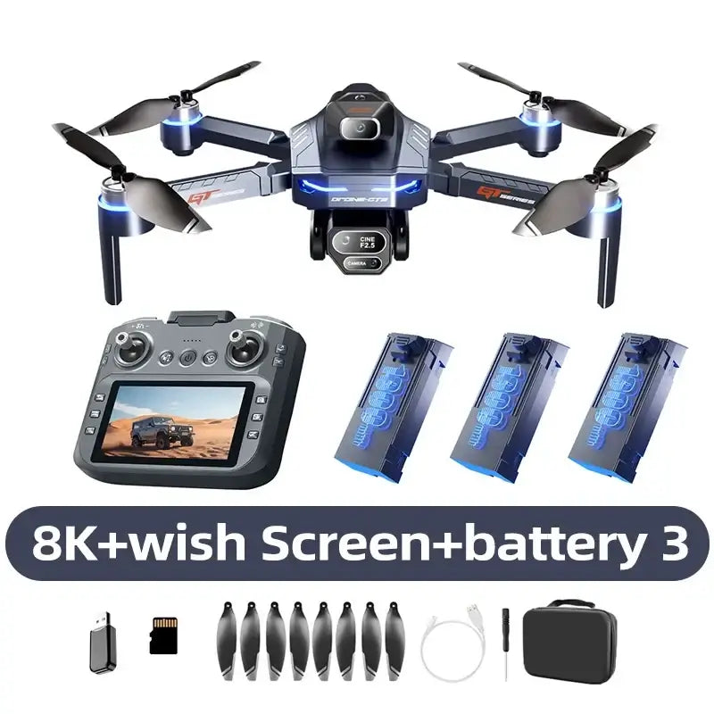 GT8 Drone 8K Professional 4K HD Camera# Xiaomi Mijia GT8 Drone 8K Professional 4K HD Camera 5G Brushless Motor Experience professional-grade aerial imaging with the Xiaomi Mijia GT8, engineered for serious drone enthusiasts and content creators. This adva