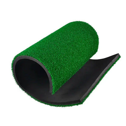 PGM DJD003 Golf Swing Mat showcasing non-slip artificial turf design for enhanced golf practice.