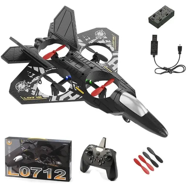 Performance RC Plane 2.4G L0712 High - Performance RC Plane: Gravity# 2.4G L0712 High-Performance RC Plane: Gravity-Sensing EPP Foam Experience precision flight with the L0712, engineered for both beginners and experienced pilots. This 2.4G RC plane featu