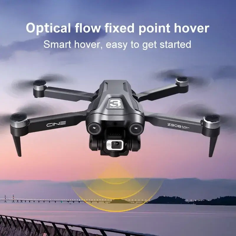 Z908 Pro Max GPS Drone Brushless 8K HD Dual Camera Optical Flow Obstacle Avoidance Sportsman Specialty Products
