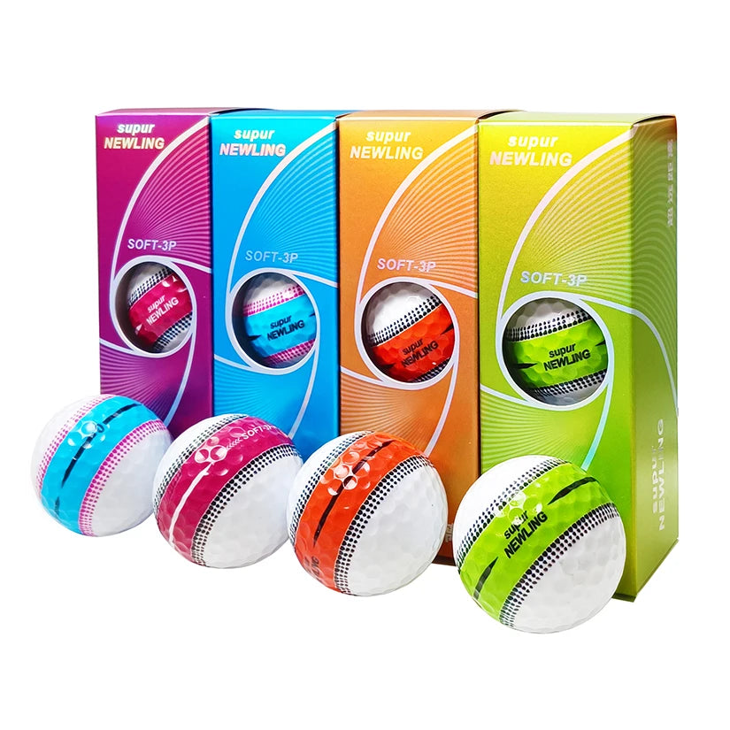 long distance golf balls box of 3 Supur NEWNING colors and designs for superior performance