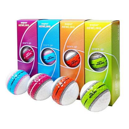 long distance golf balls box of 3 Supur NEWNING colors and designs for superior performance