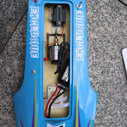DT M380 Lightning Fiberglass Brushless RC Boat/ Catamaran with Motor Sportsman Specialty Products
