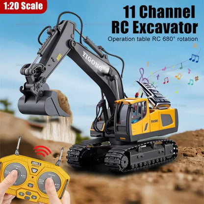 Remote Control Excavator Dump Truck Bulldozer Sportsman Specialty Products