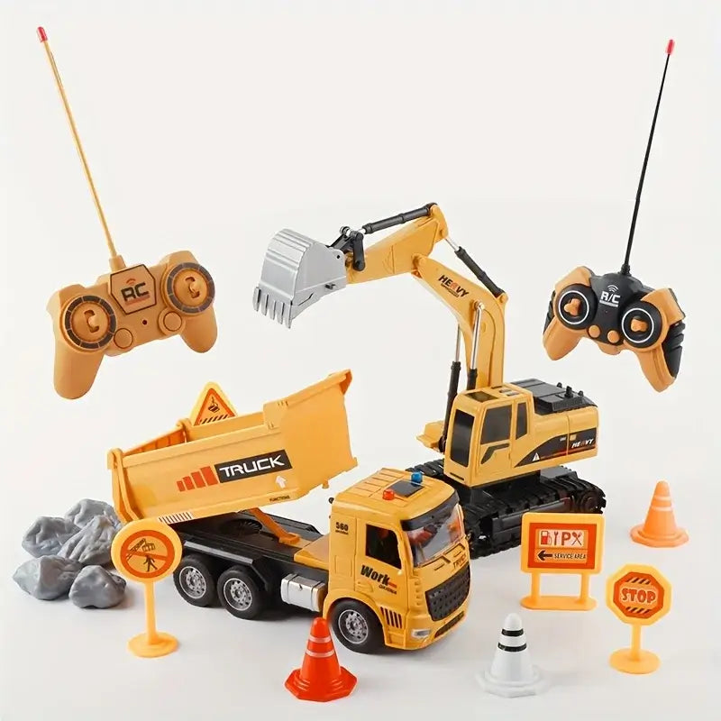 Excavator with Lights Sound Effect Electric Excavator