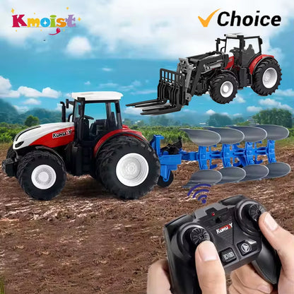 RC Tractors Trailer 2.4G Radio Controlled Farm Ca