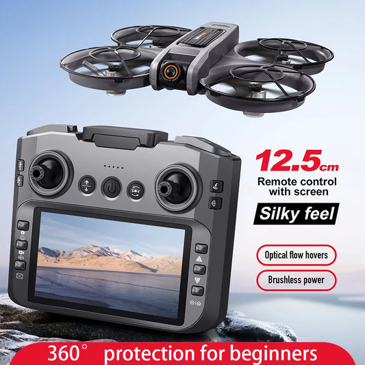 2025 New S156 Drone with Screen Brushless Optical Stream Positioning Quadcopter