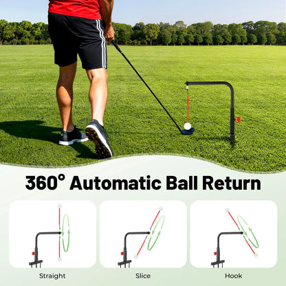 Golf Swing Trainer, Swing Practice Trainer Golf with Golf Ball