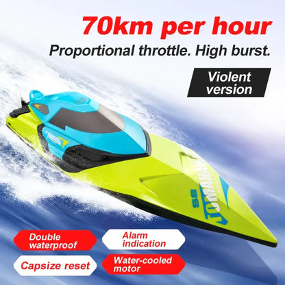 S2 RC Speedboat Boat 50KM/H High-Power Professional Remote Control Sportsman Specialty Products