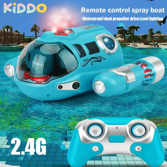 RC Boat Spray Double Propeller Remote Control Boat High Speed Sportsman Specialty Products