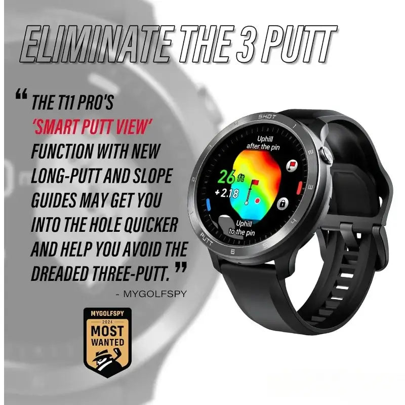 T11 PRO Golf GPS Watch Smart Golf Watch with GPS & Golf Swing Sportsman Specialty Products