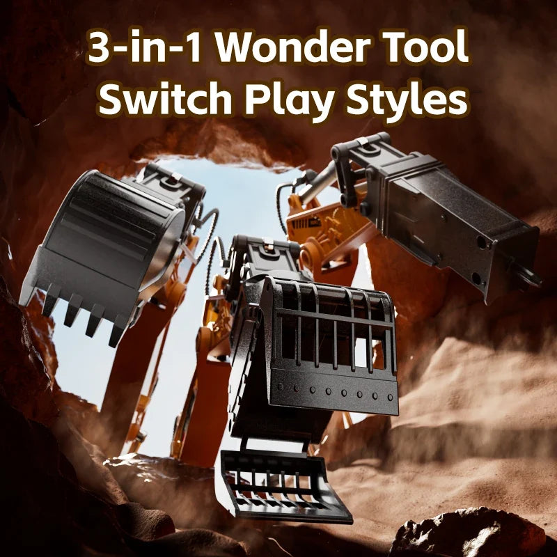 RC Excavator 14 Channel 3 IN 1 RC Engineering