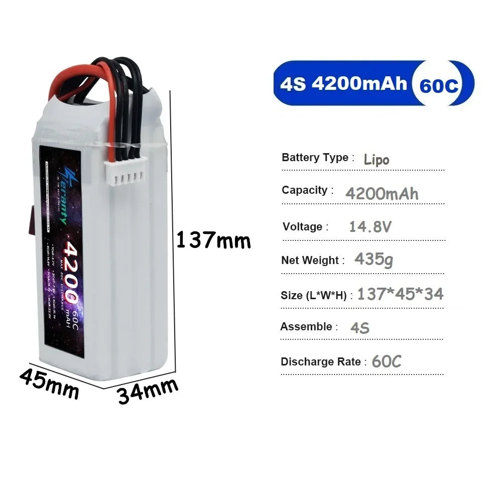 14.8V RC LiPo Battery
