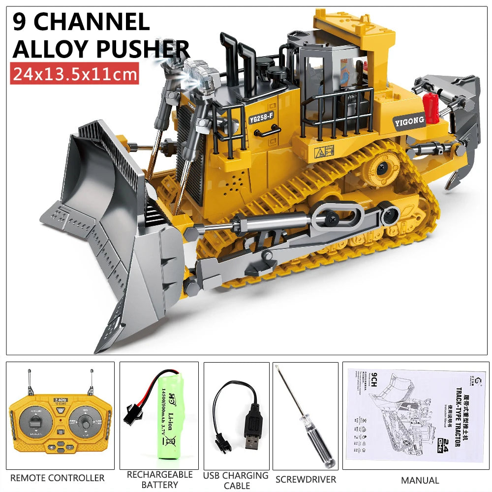 RC Excavator Dumper Car 2.4G Remote Control Engineering Vehicle