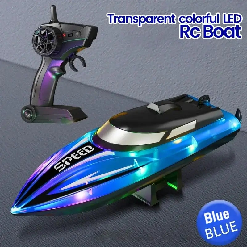 Rc Boat with Colorful Led Light Electric High-Speed
