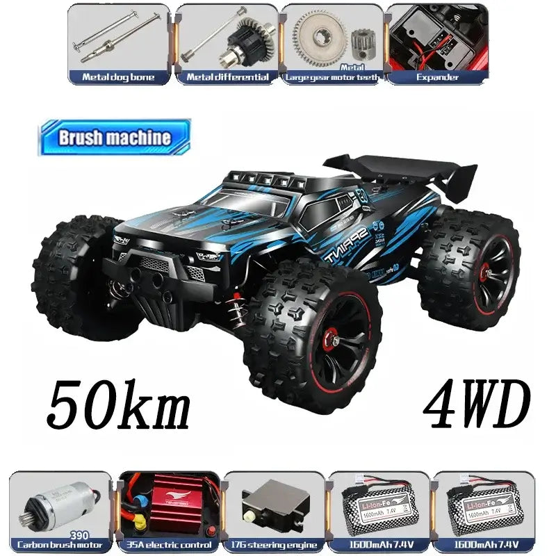 114 85KMH or 50KMH RC Car with LED Sportsman Specialty Products