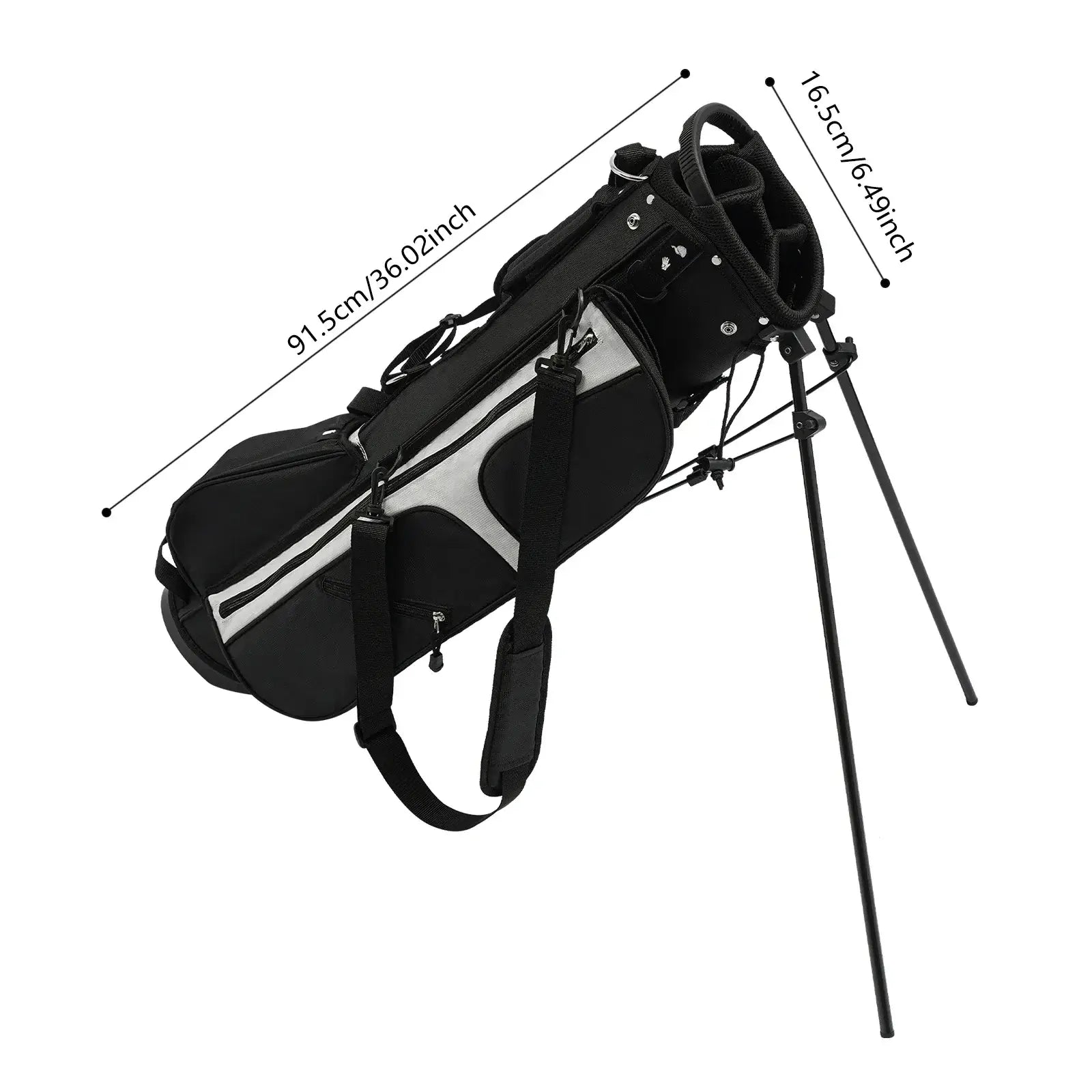 Sportsman Specialty Products Golf Stand Bag, Portable Golf Stand Bag, Golf Stand Bag with Shoulder Strap