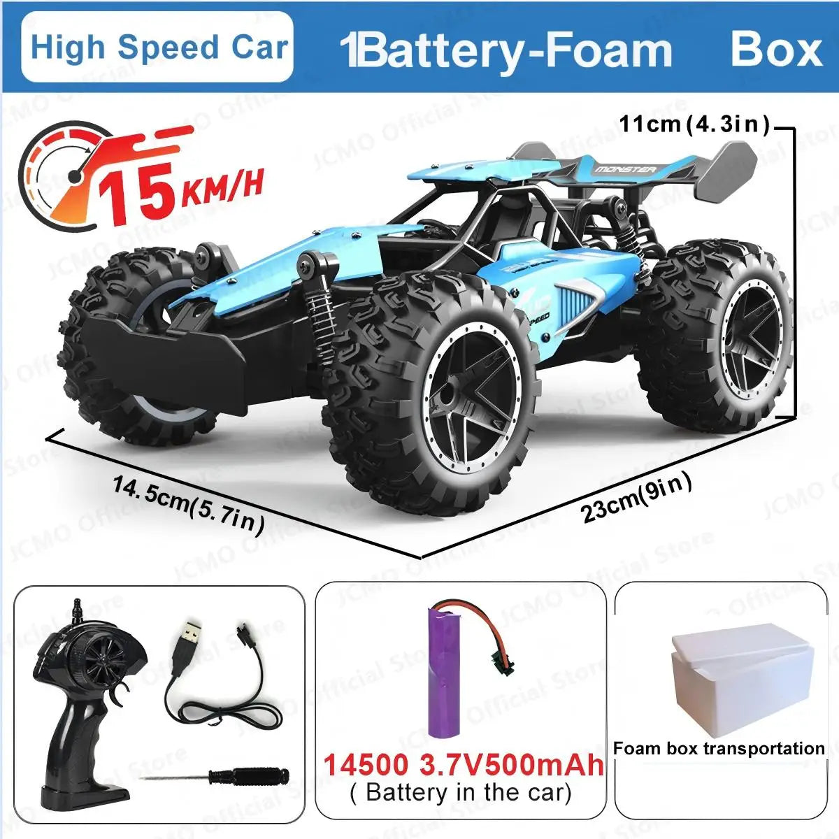 RC Car 1:16 Model With LED Lights