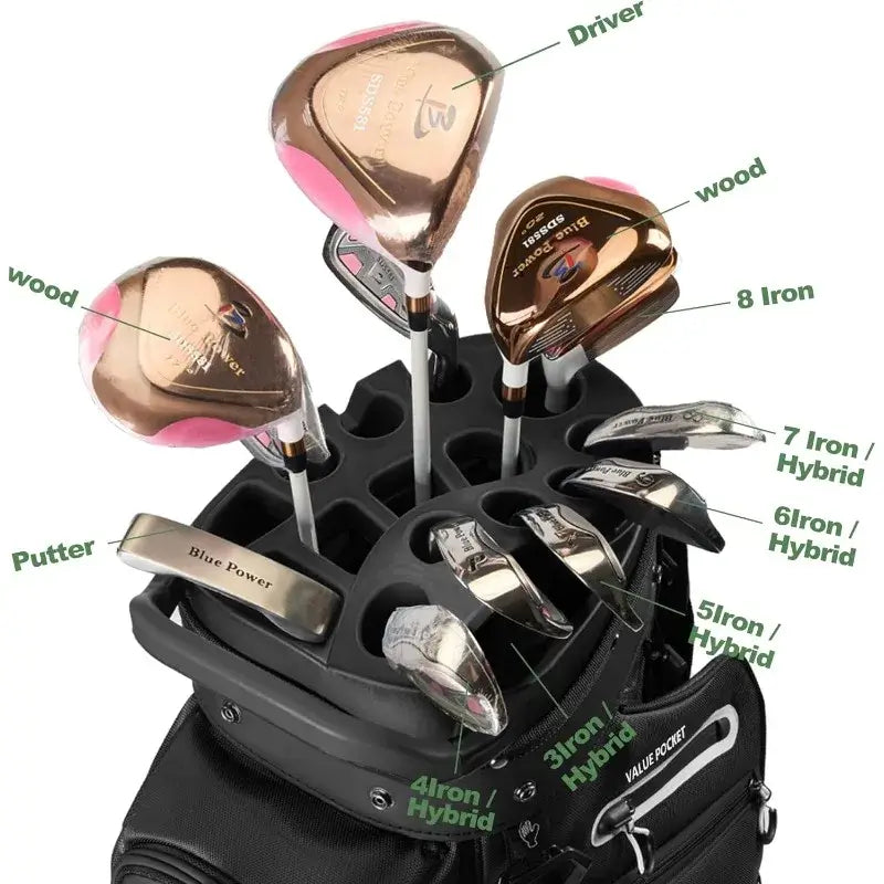 14-Way Golf Cart Bag, Premium Full Length Golf Bag Sportsman Specialty Products