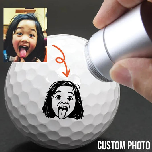 Custom Golf Ball Stamp Waterproof Personalized Baby Face