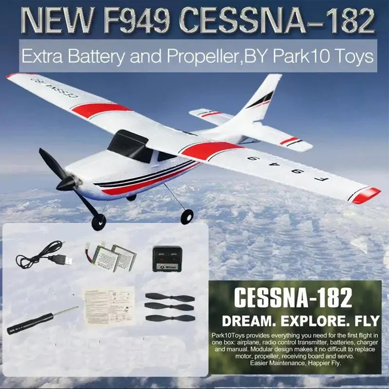 WLtoys F949 2.4G 3D6G 3Ch RC Airplane Fixed Wing Plane