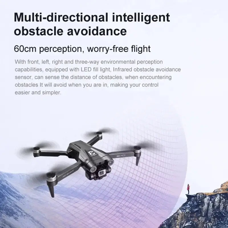 Z908 Pro Max GPS Drone Brushless 8K HD Dual Camera Optical Flow Obstacle Avoidance Sportsman Specialty Products